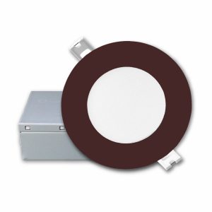 Encastré Slim 3CCT - 4po Brun